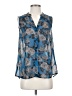 CAbi 100% Polyester Blue Sleeveless Blouse Size S - photo 1