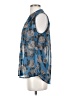 CAbi 100% Polyester Blue Sleeveless Blouse Size S - photo 5