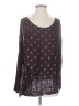 Tempo Paris Brown Long Sleeve Blouse Size S - photo 1