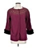 Dennis by Dennis Basso Burgundy Jacket Size XS - photo 1