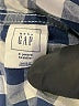 Baby Gap 100% Cotton Checkered-gingham Blue Long Sleeve Button-Down Shirt Size 4T - photo 3
