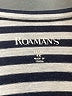 Roaman's Stripes Blue Short Sleeve T-Shirt Size 4X (34/36) - photo 7