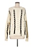 Dex Hearts Ivory Pullover Sweater Size M - photo 1