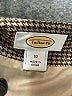 Talbots 100% Polyester Houndstooth Brown Casual Skirt Size 10 - photo 4