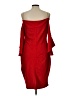 Bebe Red Cocktail Dress Size 12 - photo 2