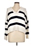 Banana Republic Stripes Ivory Pullover Sweater Size L - photo 1