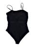 Unbranded Solid Black One Piece Swimsuit Size XL - photo 2