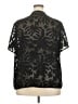 Shein Curve 100% Polyester Black Short Sleeve Blouse Size 18 Plus (3) - photo 2