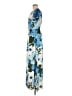 Paper Crown 100% Polyester Floral Blue Casual Dress Size M - photo 5