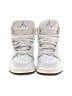 Air Jordan Graphic White 1 Mid Schematic Sneakers Size 6 (youth) - photo 2