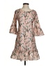 Assorted Brands 100% Polyester Floral Pink Cocktail Dress Size S - photo 1