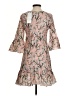Assorted Brands 100% Polyester Floral Pink Cocktail Dress Size S - photo 2