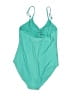Old Navy Solid Teal One Piece Swimsuit Size L - photo 2