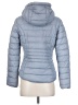Fashion Nova 100% Nylon Solid Blue Jacket Size S - photo 2