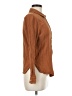 No.6 Store 100% Cotton Houndstooth Brown Long Sleeve Button-Down Shirt Size Med (2) - photo 4