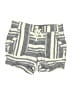 Athleta 100% Linen Stripes Gray Board Shorts Size 4 - photo 1