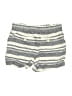 Athleta 100% Linen Stripes Gray Board Shorts Size 4 - photo 2