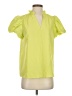 Ramy Brook Green Red Short Sleeve Blouse Size XS - photo 1