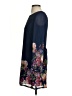 Yumi 100% Polyester Floral Blue Casual Dress Size XS - photo 5