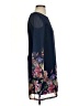 Yumi 100% Polyester Floral Blue Casual Dress Size XS - photo 4