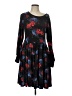 Torrid Floral Black Cocktail Dress Size Lg Plus (0) - photo 1