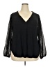 Lane Bryant Black Long Sleeve Top Size 18 - 20 Plus - photo 1