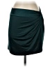 Legend Solid Teal Casual Skirt Size S - photo 1