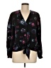 Laundry by Shelli Segal 100% Polyester Floral Black Long Sleeve Blouse Size M - photo 1