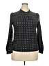 Halara Polka Dots Black Long Sleeve Blouse Size XXL (estimated) - photo 1