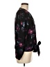 Laundry by Shelli Segal 100% Polyester Floral Black Long Sleeve Blouse Size M - photo 4