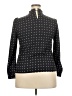 Halara Polka Dots Black Long Sleeve Blouse Size XXL (estimated) - photo 2