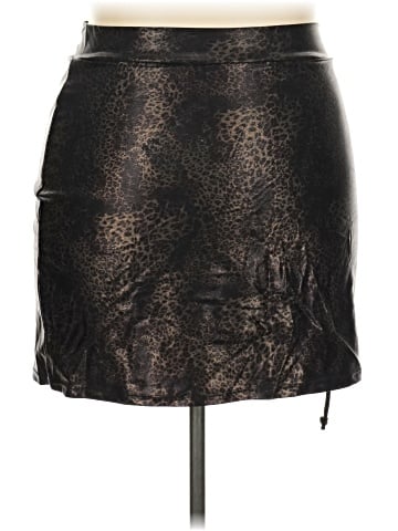 TA3 Faux Leather Skirt (view 1)