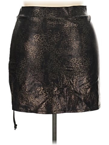 TA3 Faux Leather Skirt (view 2)
