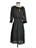 Re:sound 100% Polyester Argyle Black Casual Dress Size 4 - photo 1
