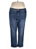 Melissa McCarthy Seven7 Solid Blue Jeans Size 24 waist - photo 1