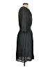 Re:sound 100% Polyester Argyle Black Casual Dress Size 4 - photo 4