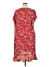 Max Studio 100% Polyester Paisley Red Casual Dress Size 3X - photo 2