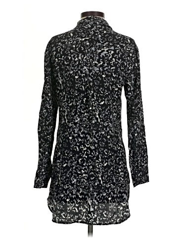 Michael Stars Long Sleeve Silk Top (view 2)