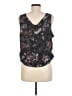Anthropologie Black Gray Sleeveless Blouse Size 1X - photo 2