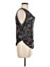 Anthropologie Black Gray Sleeveless Blouse Size 1X - photo 4