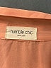 Humble Chic 100% Polyester Color Block Orange Long Sleeve Blouse Size S - photo 7