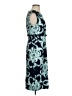 DressBarn Graphic Teal Cocktail Dress Size 4 - photo 4