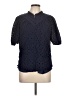 Prettygarden 100% Polyester Blue Short Sleeve Blouse Size L - photo 1