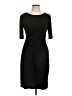 Connected Apparel Solid Black Cocktail Dress Size 12 (petite) - photo 1