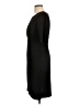 Connected Apparel Solid Black Cocktail Dress Size 12 (petite) - photo 5