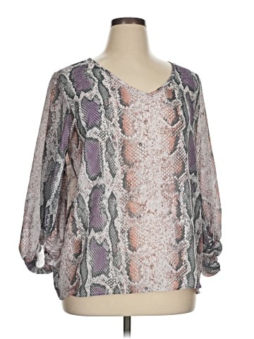 Bibi 3/4 Sleeve Blouse (view 1)