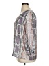 Bibi Silver 3/4 Sleeve Blouse Size XL - photo 5