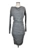 Athleta Solid Gray Casual Dress Size XS - photo 1