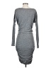 Athleta Solid Gray Casual Dress Size XS - photo 2