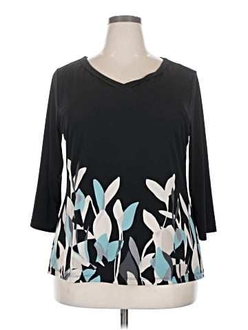 Dana Buchman 3/4 Sleeve Top (view 1)